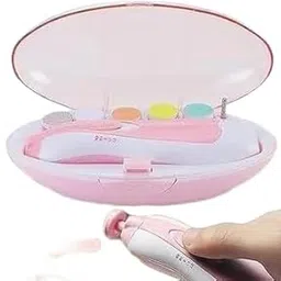 Baby Electric Nail Trimmer for Baby Nail Cutter for New Born Baby with 6 Grinding Heads Automatic Set Safe Nail Trimmer Kit for Kids Toddler Toes and Fingernails(Multicolor KIT) Nil Exporttanza-P3946-picture-22