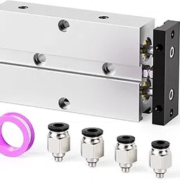 Tailonz Pneumatic 20mm Bore 100mm Stroke Double-Rod Double-Acting Aluminum Pneumatic Air Cylinder TN20-100-picture-20