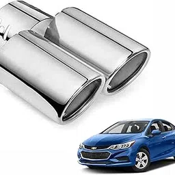 Asryd Dual Silencer Exhaust Tip Pipe Rustproof Stainless Steel Muffler Tail End Outlet 1Pcs For Chevrolet Cruze-image-93