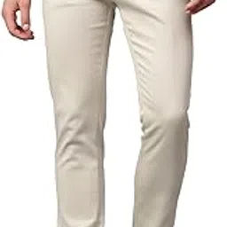 cantabil Men Self Design Non Pleated Regular Fit Mid Rise Casual Trousers for Men | Casual Pants for Men | Casual Wear Regular Fit Trousers for Men (P_MTRC00153)-picture-24