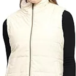 Womens Solid Mock Neck Sleeveless Jacket (224067407)-image-81