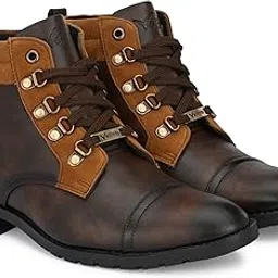 Royal Look Bikers Shoes For Men ll Casual Shoes For Men ll Latest Synthetic Leather Boots for Men ll Boots For Men-image-33