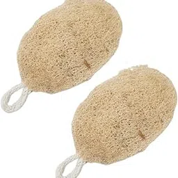 Natural Sun-Dried Bath Loofah | Ridge Gourd Body Sponge & Scrubber for Men & Women | Organic Loofah for Gentle Skin Exfoliation & Shower Cleansing (Pack of 2)-picture-55