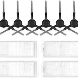 WALDOR Compatible for Xiaomi Compatible for Mijia STYTJ02YM Compatible for Viomi V2 Pro V3 Robot Vacuum Cleaner Main Side Brush Hepa Filter Mop Cloth Parts Accessories (Color : Set a)-image-17