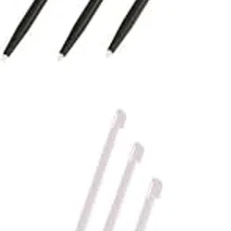 VELURA 6pcs Slot in Touch Screen Pen Stylus Resistive for 2DS Black+White|Video Games & Consoles | Video Game Accessories | Styluses-picture-26