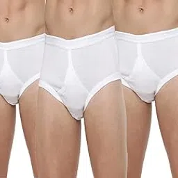 ramraj cotton White Solid Cotton Brief for Men-picture-43