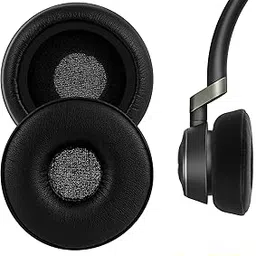 Geekria QuickFit Replacement Ear Pads Compatible with Jabra Engage 30/50 Headphones, Ear Cushions, Repair Parts (Black)-image-86