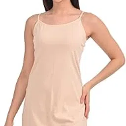 Adira | Kurti Slip for Women | Inner Slip for Kurtis & Kurtas | Adjustable Straps | Front Round Neckline | Side Slits for Easy Movement | Pack of 1-picture-12