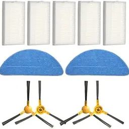 Side Brush Filter Mop Cloth Set for Proscenic 800T Robot Vacuum Cleaner Parts-image-2