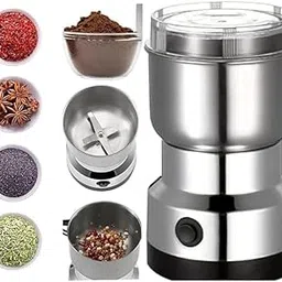 SEFVONA Nima Mini Electric Mixer Grinder - Stainless Steel Small Masala Spice Machine-picture-30