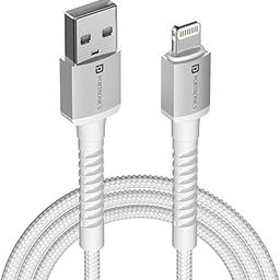 Portronics Konnect X USB to 8 Pin Cable with 3A Output, Fast Charging & Data Transfer, Nylon Braided, Aluminium Alloy Shell, 1M Length compatible with 8 PIN Devices(White)-picture-22