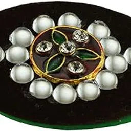 vidhya kangan Handmade Fancy Stone stud Work Saree pin Brooch for Women Jewellery Latest Stylish Crystal Unisex Floral Shape Brooch for Women/Girls (sku-bro1801)-picture-59