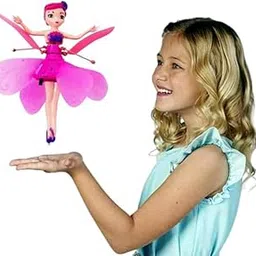 Colorsole® Magical Flying Fairy Doll,Hand Sensor Control, USB Powered Magic Flying Fairy, Sky Dancers Flying Toy,Glitter Flying Princess Doll Indoor, Fairy Doll for Girls & Boys (Random Color) image 1