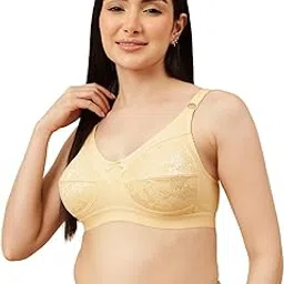 clovia Women's Cotton Non Padded Wire Free Casual Full Coverage Bra-picture-42