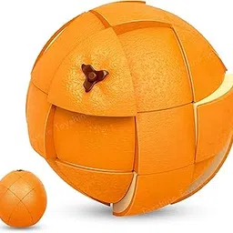 Toyshine Orange Shaped Magic Speed Cube 3x3, Stress Relief Toys for Adults & Children, Cube Educational Creative Puzzle Toys Gifts for Kids Boys Girls Age 3 +-image-77