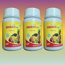 Energy Vita Capsules, 50 Count, Ayurvedic Medicine, Strong Health and Energy Support PACK OF 3-picture-48