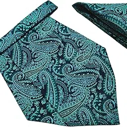 voici France Men's Paisley Self-Design Cravat Necktie Free Size Microfiber Fabric-picture-55