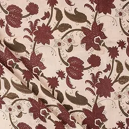 DMAASA Pure Cotton Jaipuri Dabu Print Fabric Material | Floral Printed Fabric Women Dress Making 2.5 Meter Cloth Piece 44 Inch Wide | Women Kurti, Curtains, Cushion, Pillow Covers and Craft Making-image-55