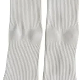 digital shoppy Vertical Stripes Large Toe Socks Thin Solid Color (white)-picture-21