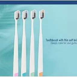 DME SALES Tooth Brush Set for Kids & Adults - Pack of 4 Charcoal Bristles Toothbrush for Sensitive Teeth, Toothbrush Soft Bristles with Compact Head, Manual Tooth Brush (Multicolour)-picture-49