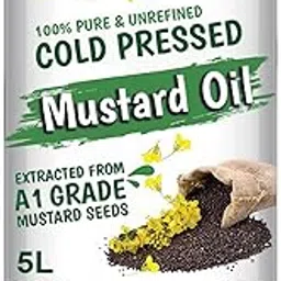 Tata Simply Better Pure & Unrefined Cold Pressed Mustard Oil,Naturally Cholesterol Free, 5L, Rich Aroma & Flavour of Real Mustard Seeds, A1 Grade Mustard Seeds-picture-10