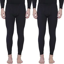 bodycare insider Gold Black Men's Premium Lower/Trouser/Bottom Thermal - Pack of 2 (B412-Black-85cm)-picture-41