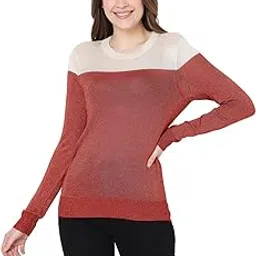 vero moda Women's Viscose Blend Round Neck Pullover-picture-25