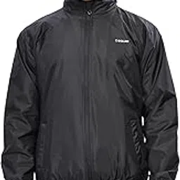 dollar Men's Polyester Solid Windcheater Jacket With Side Pockets-picture-49