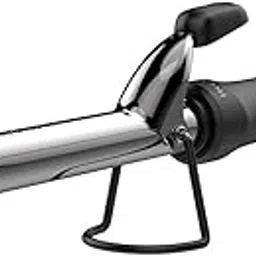 IKONIC CURLING TONG- 22MM 8inch Titanium Barrel Hair Curler Machine (BLACK & GOLDEN) with Safety Clip, Comfortable Rubber Grip for Salon like Hair Curls, Professional Hair Styling Tool-image-71