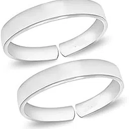 Toe Ring Thumbring Artificial Silver Abstract Pattern Design Thumbring Adjustable Jewelry for Women. of 1 Pair Thumbring. (023-1PAIRS)-picture-48