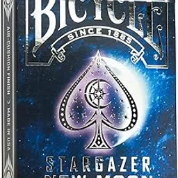 Bicycle Stargazer New Moon Playing Cards Limited Edition Poker collectable Deck for Teen - Blue,Pack of 1-image-81