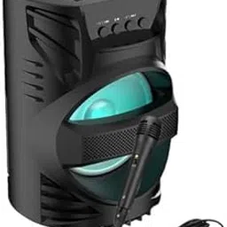 Speaker with Microphone USB Port Support, Memory Card Slot, AUX Input, On/Off Button & Charging Port, Mega Bass Bluetooth Party Speaker-picture-54