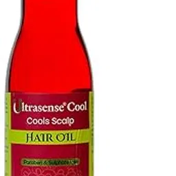 The Aesthetic Sense Ultrasense Cool Hair Oil- 200ml with benefits of 10 Ayurvedic Herbs for Cool Scalp, Healthy & Strong Hair (Paraben & Sulphate Free)-image-0