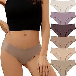 deangelmon Seamless Underwear Women No Show Bikini Panties Comfortable Stretch Invisible Women Hipster Briefs-picture-38