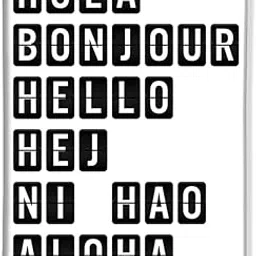 nutcase Designer Passport Cover Holder for Travel -Hola Bonjour White-picture-37