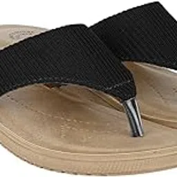 inblu Stylish Fashion Slipper for Women | Comfortable | Lightweight | Anti Skid | Casual Office Footwear (MF29_BLACK_37)-picture-17