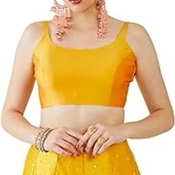 soch Women's Satin Solid Sleeveless Regular Fit Blouse-picture-28