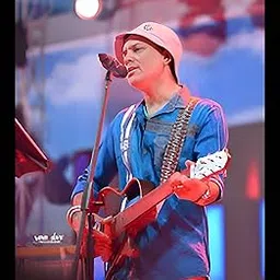Zubeen Garg Live Concert Wall Art | Indian Music Icon with Guitar | Inspirational Singer Portrait | Wall Hanging and Desk Decor | Colorful Stage Performance Poster | 8x12 Framed Photo Print for Home, Studio & Office Décor-image-12