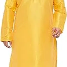 vastramay Plus Size Men's Silk Blend Kurta Set-New-picture-43