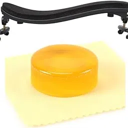 Mozart Adjustable Violin Shoulder Rest Plastic EVA Padded for 3/4 4/4 With Free 1 Pcs Violin Viola Cello Strings Rosin Plastic Box-image-39
