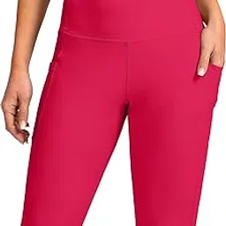 santiny Women's High Waisted Swim Shorts with Pockets UPF50+ Long Board Swimming Shorts for Women with Liner, Watermelon, X-Large-picture-14