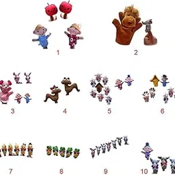 ZOOMELLA® 2pcs Finger Puppets - The Lion and The Mouse-picture-12