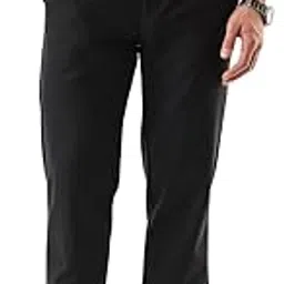 snitch Men Formal Trousers | Regular Fit Mid Rise Self-Design | Cotton Blend & Smooth Texture for Office & Club Wear-picture-50