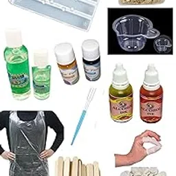 ORGNER Epoxy Resin Kit for 38 Pcs Silicone Mold 5 Cavity Name Plate Making Multiple Desk Name Plates. Complete DIY Starter Kit for Beginners with Crystal Clear Epoxy Resin & All Tools.-picture-16