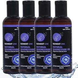 Element One Natural Magnesium Oil, Concentrated Solution, 100 ml Pack of 4-picture-53