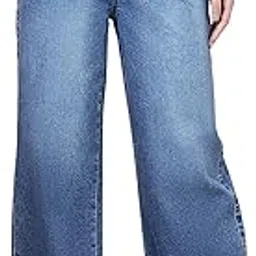puella Women & Girls Blue Straight Fit High Waist Stretchable Denim Pants-picture-42