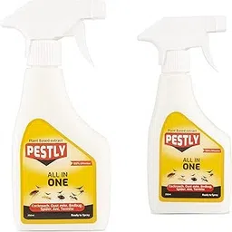 Pestly 500 Ml - All-In-One Pest Control Spray for Cockroach, Spider, Dust Mite, Bedbugs, Ants, Termites (250 ML X pack of 2 Packs)-picture-14