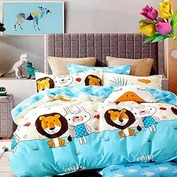 Anjali Overseas Double Bed Soft Cotton Combination Multi Animal Printed Colour Ultrasoft Kids Comforter Size 90*100 in Pannel Print with Stylish Heavy Bag Packing.-picture-44