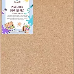 Premium Pinewood MDF Board | 18 x 24 inch | Pack of 1 | 4mm Thickness | Laser Cut | Perfect for Mandala, Lippan, Resin Art & Craft | Ideal for Artists & Students-picture-48