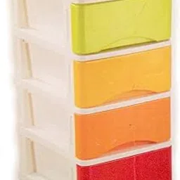 Nayasa Plastic Tuckins Storage Drawer, 30X39.5X61 Cm, Multicolor-picture-30